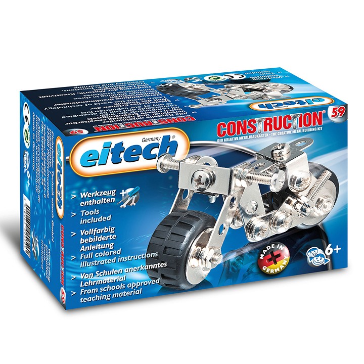 Constructie set - motorfiets - 75 onderdelen